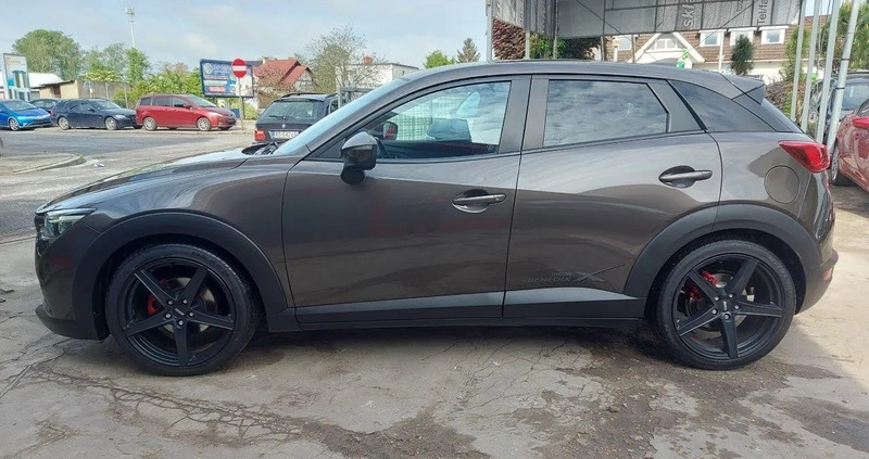 Mazda CX-3 cena 72900 przebieg: 108000, rok produkcji 2018 z Śrem małe 704